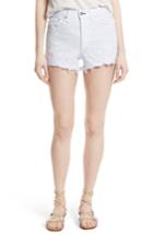 Women's Rag & Bone/jean Justine High Waist Cutoff Denim Shorts - White