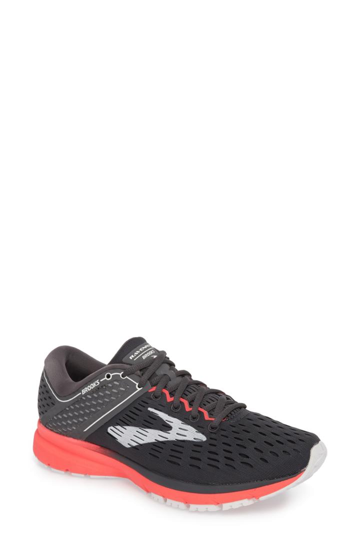 Women's Brooks Ravenna 9 Running Shoe .5 B - Black