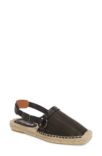 Women's Free People Cabo Espadrille Flat Us / 37eu - Black
