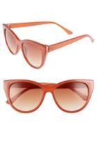 Women's Bp. Cat Eye Sunglasses - Rust/ Gold