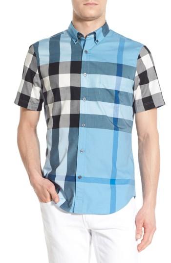 Men's Burberry Fred Check Sport Shirt