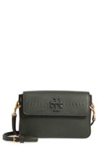 Tory Burch Mcgraw Leather Shoulder Bag - Green