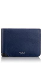 Men's Tumi 'mason' Bifold Leather Wallet - Blue