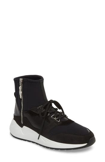 Women's Buscemi Run1 Zip High Top Sneaker Us / 36eu - Black