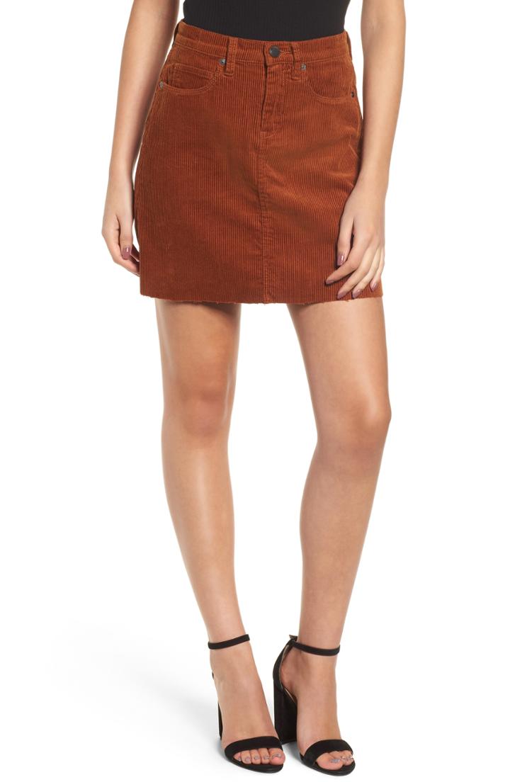 Women's Blanknyc Corduroy A-line Miniskirt