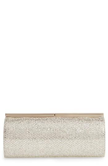 Jimmy Choo Trinket Glitter Mesh Clutch -