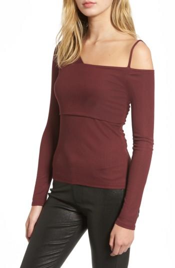 Women's Ella Moss Rhoda Tee - Burgundy