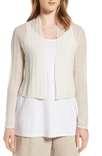 Women's Eileen Fisher Hemp Blend Crop Cardigan