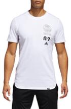 Men's Adidas 3-stripes Fit T-shirt, Size Small - White