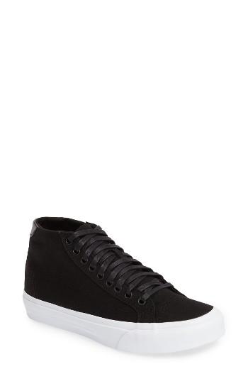 Women's Vans 'court Mid' Sneaker .5 M - Black