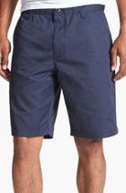 Men's Rvca Flat Front Twill Shorts - Blue