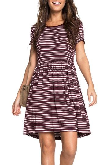 Women's Roxy Fame For Glory Stripe T-shirt Dress