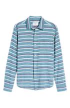Men's Sol Angeles Glade Stripe Woven Shirt - Green