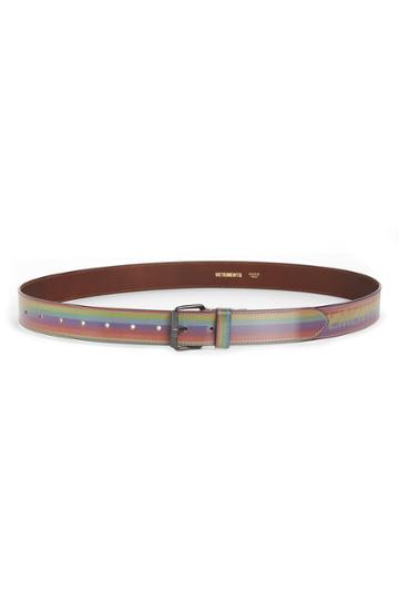 Women's Michael Michael Kors Crescent Leather Belt