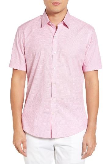 Men's Zachary Prell Dardano Trim Fit Print Sport Shirt