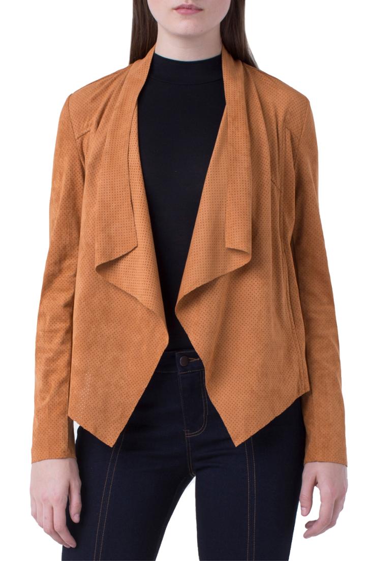Women's Liverpool Perforated Draped Jacket