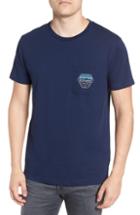 Men's Patagonia Fitz Roy Hex Pocket T-shirt, Size - Blue