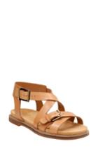 Women's Clarks Corsio Bambi Strappy Sandal .5 M - Brown