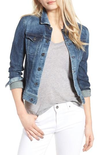 Women's Ag 'robyn' Denim Jacket - Blue