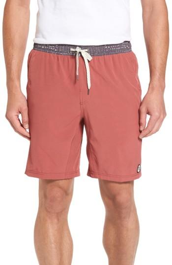 Men's Vuori Kore Performance Shorts, Size - Red