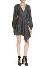 Women's Sies Marjan Edie Laminated Midi Dress - Green