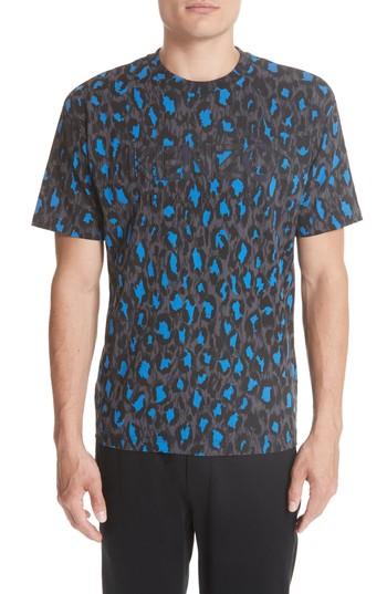 Men's Kenzo Straight Leo Print T-shirt - Grey