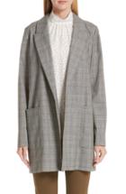 Women's Lafayette 148 New York Malika Plaid Jacket - Black