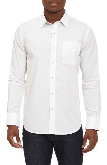 Men's Robert Graham Groves Tailored Fit Sport Shirt - White