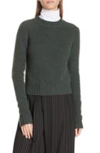 Women's Vince Shrunken Cashmere Sweater - Green