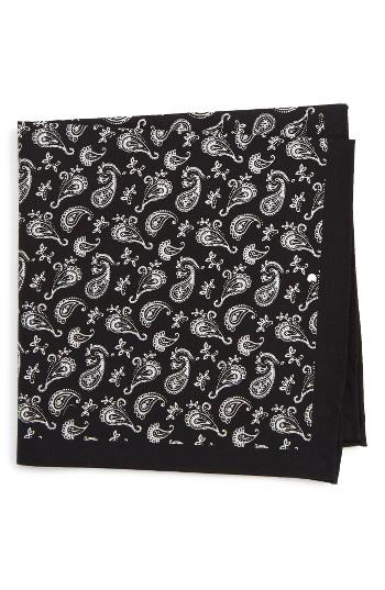 Men's Nordstrom Men's Shop Peloso Paisley Cotton Pocket Square