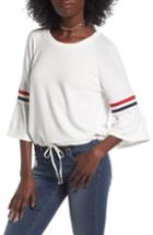 Women's Elodie Stripe Sweatshirt - Ivory