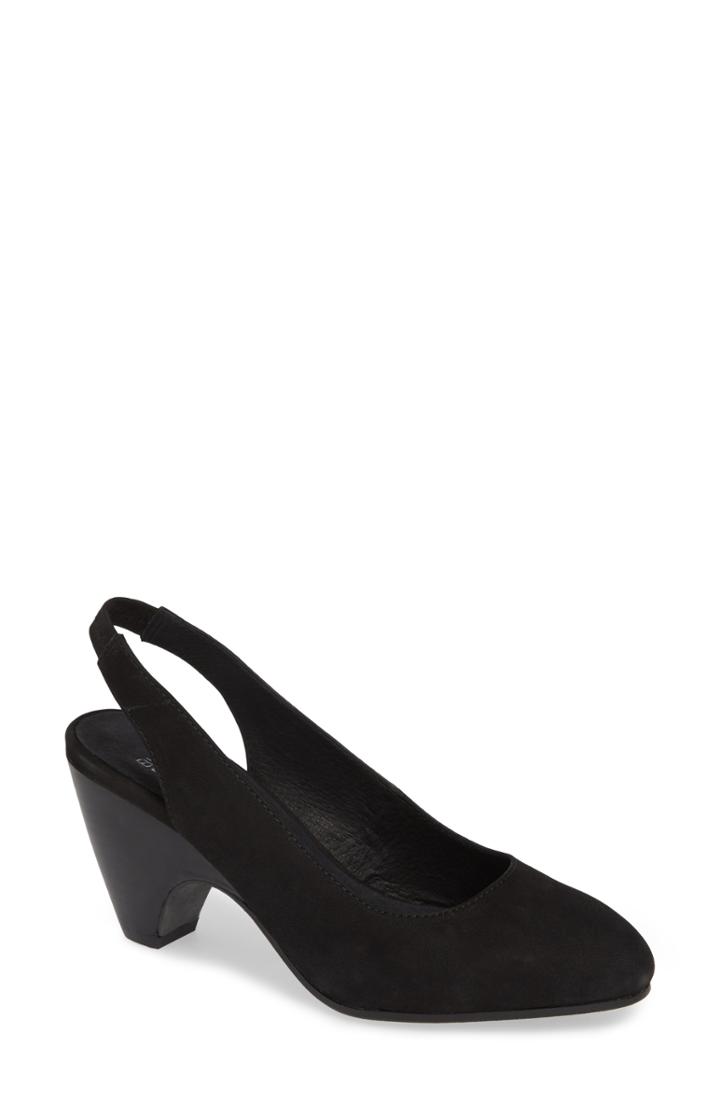 Women's Eileen Fisher Rumi Slingback Pump M - Black