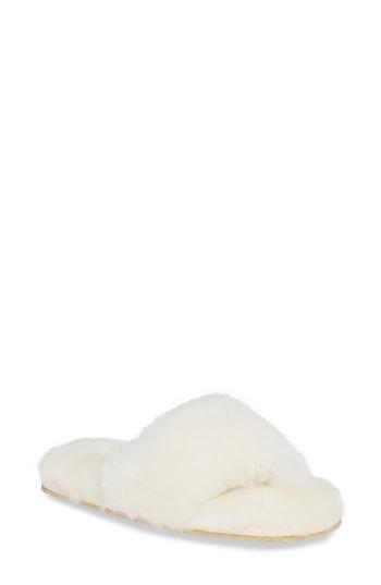 Women's Patricia Green Vail Genuine Shearling Slipper M - White