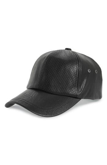 Women's Sweat Active Faux Leather Baseball Cap -