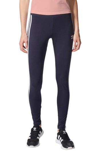 Women's Adidas Originals Logo Leggings - Red