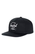 Men's Herschel Supply Co. Whaler Snapback Baseball Cap - Black