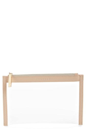 Truffle Mini Clarity See Through Clutch - Pink