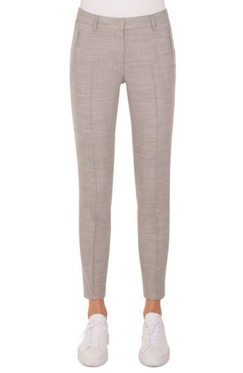 Women's Akris Punto Fabia Stretch Wool Trousers - Grey