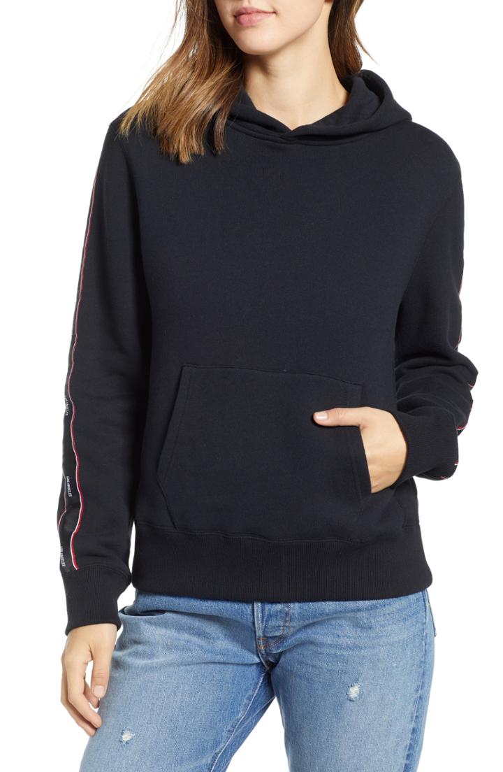 Women's Kendall + Kylie La Hoodie - Black
