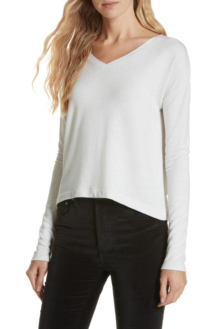 Women's Rag & Bone/jean Reily Crop V-neck Tee
