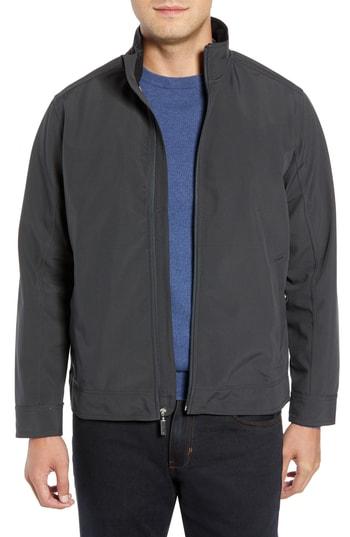 Men's Tommy Bahama Ace Flier Zip Jacket - Grey