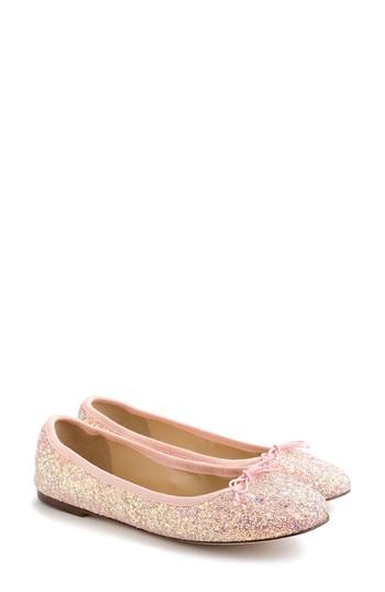 Women's J.crew Evie Ballet Flat M - Pink