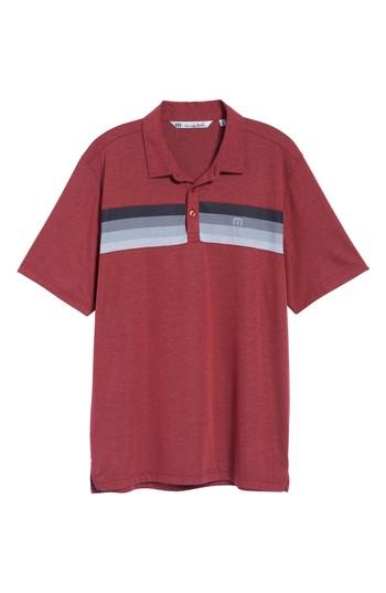 Men's Travis Mathew Expat Polo - Red