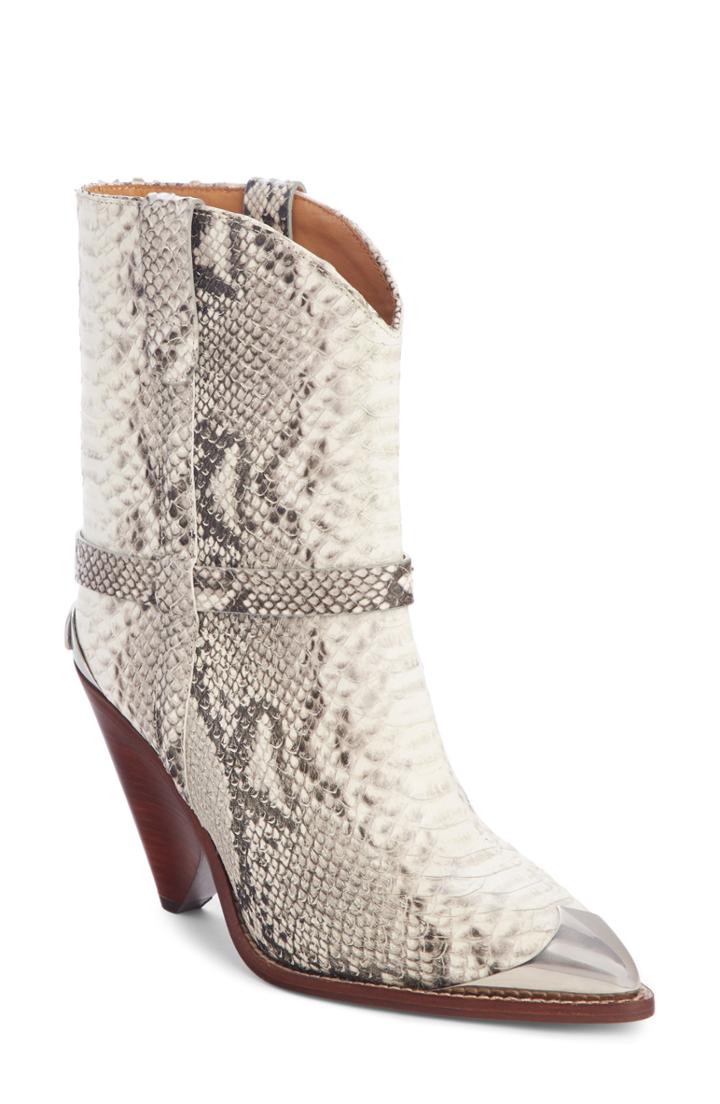 Women's Isabel Marant Lamsy Pointy Toe Boot Us / 36eu - Beige