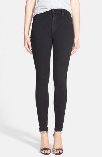 Women's Hudson Jeans Barbara High Waist Skinny Jeans - Black