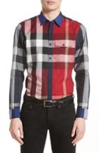 Men's Burberry Clandon Check Sport Shirt