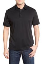 Men's John W. Nordstrom Regular Fit Pima Cotton Blend Polo - Black