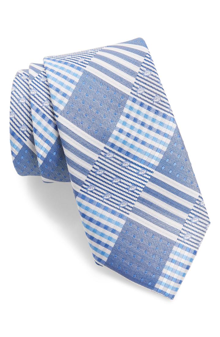 Men's Southern Tide Skipjack Patch Silk Tie