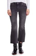 Women's Free People Rita Raw Edge Crop Flare Jeans