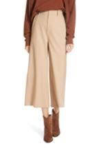 Women's Vince High Rise Wide Leg Crop Pant - Beige